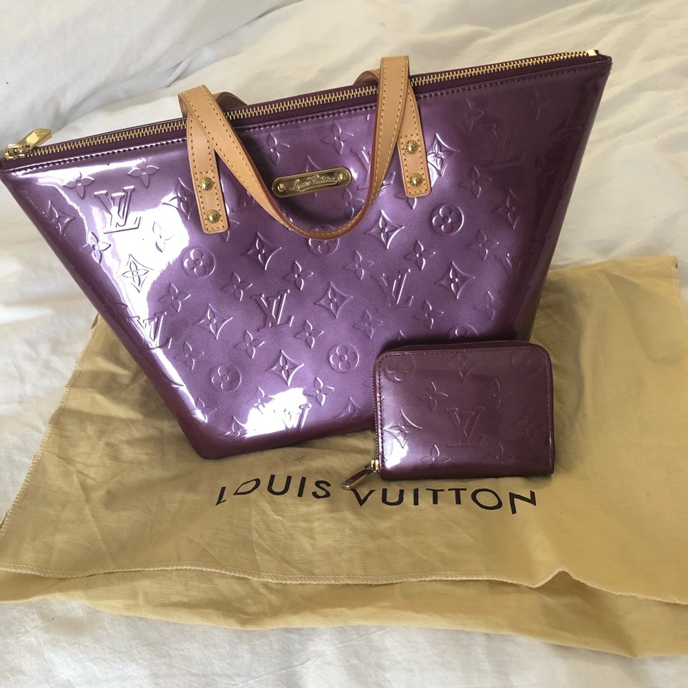 Louis Vuitton bellevue pm violette w zippy coin